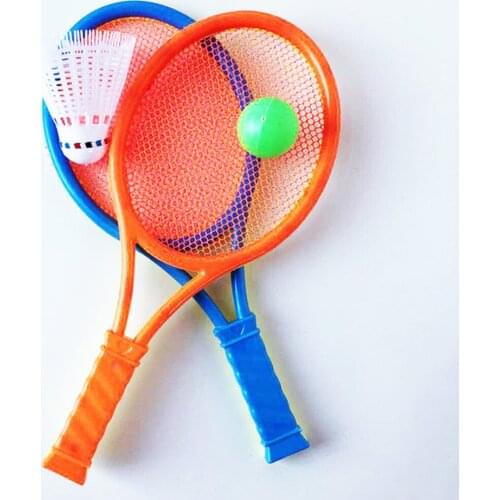 1set Badminton Tennis Rackets Children Kids Outdoor Sports Educational Sports Parent-Child Sports Game Toys Children Racket Suit