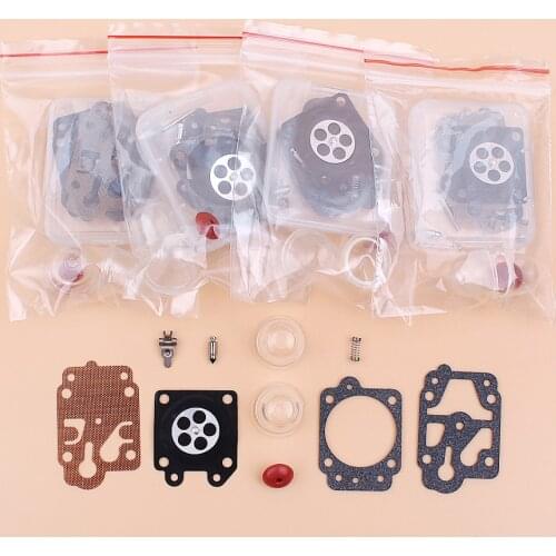 5set Carburetor Carb Kit For 43CC 52CC 40-5 44F-5 34F 36F 139F Mitsubishi TL33 TL43 TL52 CG260 CG330 CG430 CG520 Brushcutter