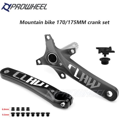 PROWHEEL Bracket BB MTB Cranks Aluminum Alloy Bicycle Parts 104BCD Mountain Bicycle Crank 170mm 175mm Crank and Bottom