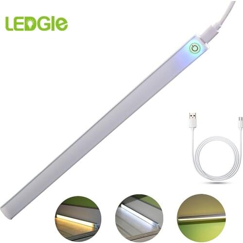 LEDGLE 6W Under Cabinet Lamp 21LEDs Ultra-thin LED Light Bar Compact Closet Lights Bright Lamps Ideal for Closet Bedroom Hallway