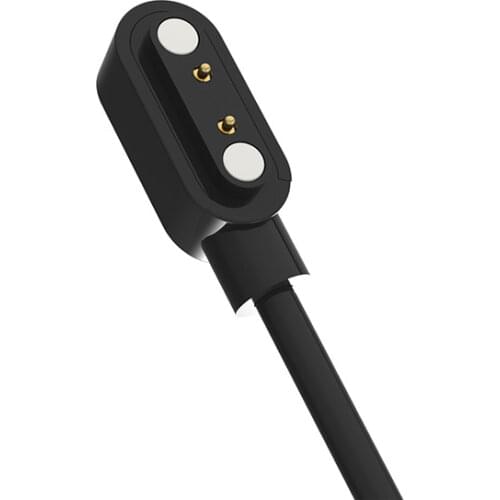 Magnetic Charge Charging Cable for Smart Watch with Magnetics Plug for 2 Pins Distances 4mm Black Novel Power Charger Cables