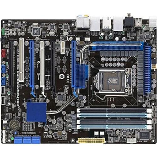 Asus P7P55 WS Supercomputer Desktop Motherboard P55 Socket LGA 1156 i3 i5 i7 DDR3 16G ATX UEFI BIOS Original Used Mainboard