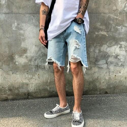 NINIBEIBEI Ripped Jeans For Men