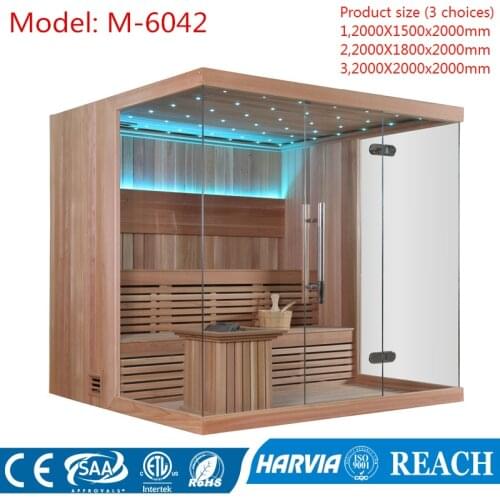 Harvia sauna stove heating with tempered glasses popular design sauna room M-6042