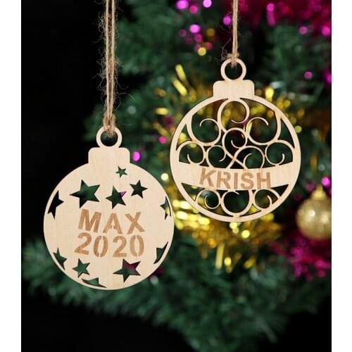 Personalized First Name Ornament, Wood Christmas Ornament,Custom Christmas Gift, Christmas Decoration, Personalized Christmas