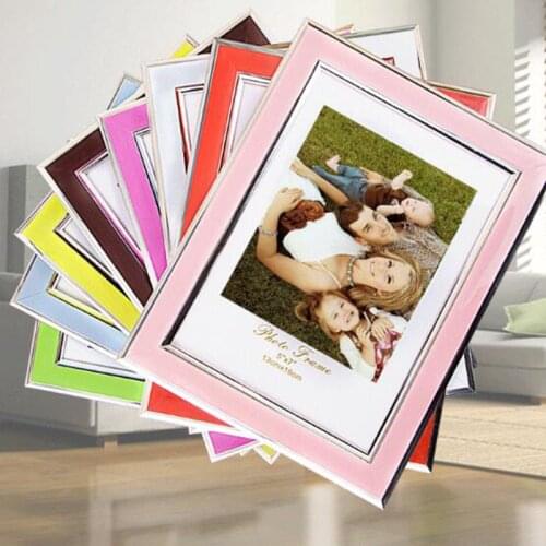 Plastic Desktop Photo Frame Ornaments 6inch 7inch 8inch Rectangle Picture Frames DIY Art Craft Home Decor
