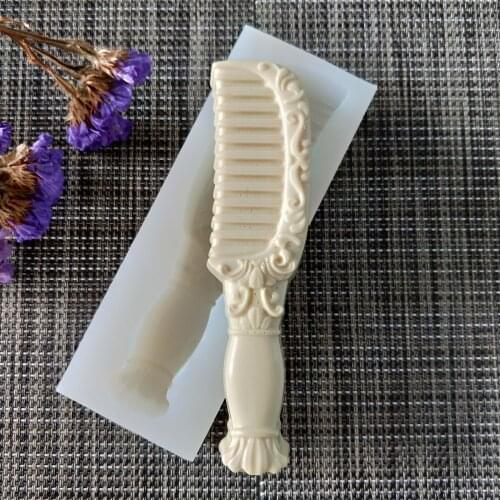 QT0158 PRZY Comb Soap Mould Silicone Mold Handmade Soap Making Molds Candle Silicone Mold Resin Clay Moulds Silicone Rubber