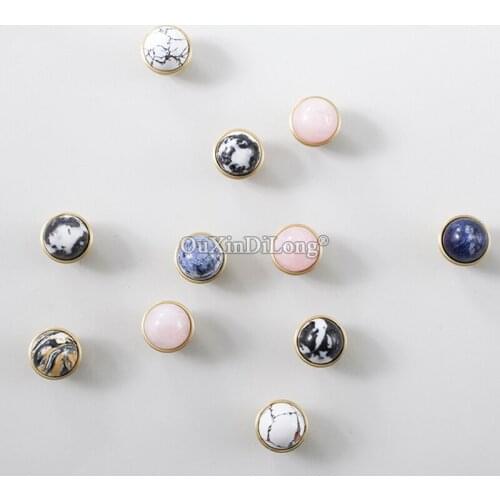 Luxury European 10PCS Brass+Natural Marble Cabinet Door Handle Cupboard Wardrobe Drawer Kitchen Wine Cabinet Pulls Handles&Knobs