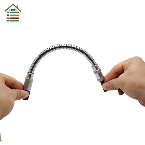 Hex shank Flexible Shaft screwdriver extended rod bendable Power Tool Accessories for woodworking flex shaft rod Connect Link mm