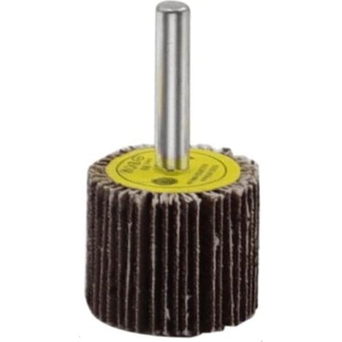 M3GA Sandpaper Ring Woodworking Polishing Wheel Abrasive Flap Wheel Silicon Carbide Abrasive Grinding Head with Handle