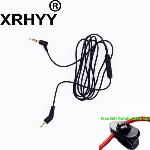XRHYY Replacement Mic Volume Control Cable Cord for Bose QC 3 QC3 Acoustic Noise Cancelling Headphones