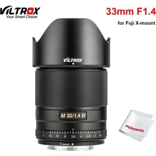 VILTROX 33mm F1.4 STM Auto Focus Fixed Focus Lens for Fujifilm Fuji X-mount X-T3 X-T2 X-Pro2 X-H1 X20 X-T30 X-T20 X-T10 Cameras