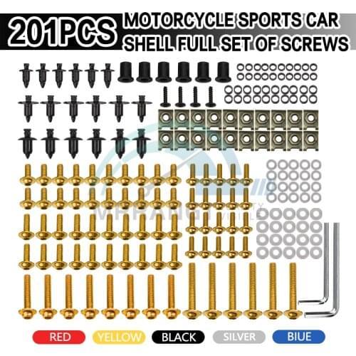 For Honda CB650R CB500R CBR300R CBR500R CBR600RR CBR900RR CBR1000RR CRF1000L CBR600 F2 F3 F4i F5 Fairing Bolts Kit Screws