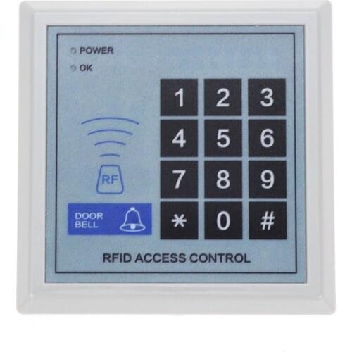 125 Khz RFID Access Control Keypad EM Card Reader Door Access Control System Door Lock Opener Keyboard System Home Security Tool
