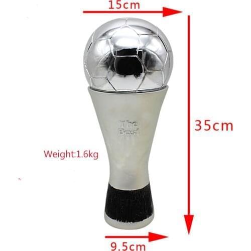 2019 Real Life size 35cm MVP Golden Ball Trophy for THE Best Player Awards Golden Ball Soccer Trophy Mr Football trophy