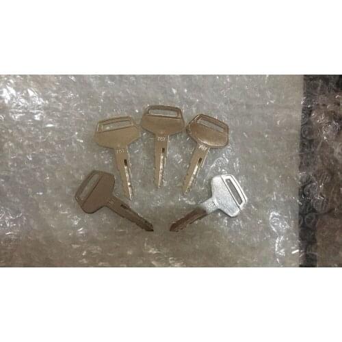 5pcs for Heavy Equipment Key Replacement key Fit For Komatsu Excavator PC-7 PC-8 Key GW