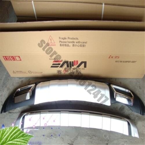 Auto parts High quality ABS front and rear Bumper Protector Skid Plate cover For Hyundai ix35 2010-2015 Car styling