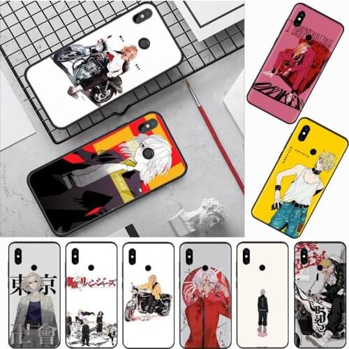 Anime MOTO tokyo revengers Phone Case For Xiaomi Redmi mi note max 3 5 6 8 9 10 t S SE lite pro Soft Silicone Shell Cover Funda