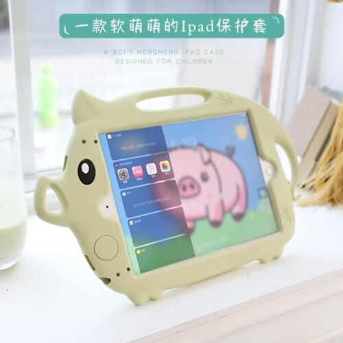 HikerClub Case for iPad 8th / 7th Generation (2020/2019), iPad 10.2 Case for Kids Pikachu Cute Cartoon Case with Fold Stand Ultr