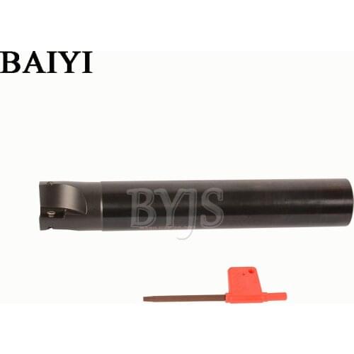 Milling cutter R390 C32-35-200 Indexable End Milling Holder Shank diameter 32mm length 200mm for insert APKT1605 holder