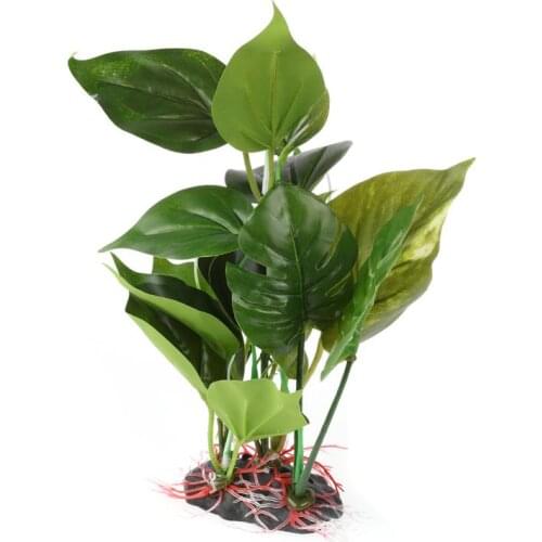 25x22cm Aquatic Plant Simulation Artificial Plastic Grass Fish Tank Underwater Green Plants Water Ornaments Aquarium Accessories