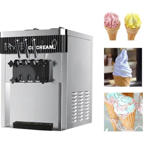 Commercial ice cream machine DG7220-A commercial small desktop sundae cone machine 2300W ice cream soft ice cream machine