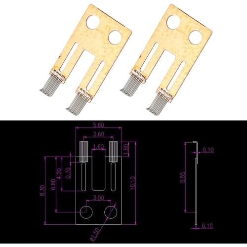 2x Steering Column Switch Angle Sensor Contact Brush Repair Kitfit For BMW E65 E66 E60 730 740 530 7 Series Automotive Goods