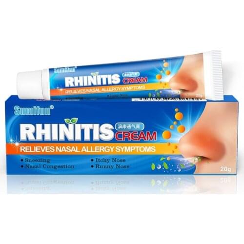 H7JC Nasal Ointment Runny Nose Congestion Itchy Sneezing Help Breathe Mint Refresh Nose Plaster Rhinitis Sinusitis Cream