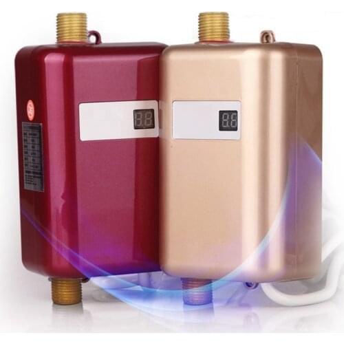 DMWD Free Water Storage Mini Instant Water Heater 3400W 220V Bathroom Hot Shower Instantaneous Water Heater 3S Fast Heating