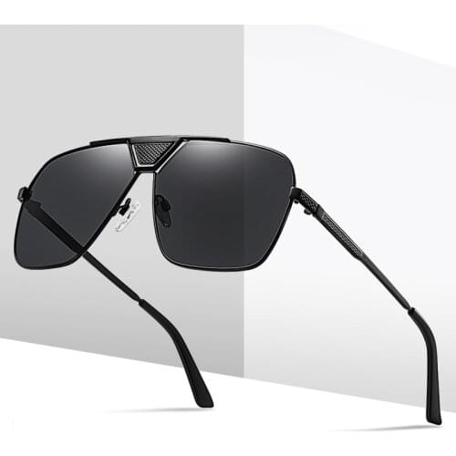 FENCHI Oversized Polarized Sunglasses Men UV400 High Quality Retro Pilot Sun Glasses Coating Lens Driving Eyewear For Men Women