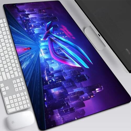 2021 NEW ASUS Gaming Large Mousepad Republic Of Gamers Keyboard Pad Locking Edge Rubber Otaku Mouse Pad Office Laptop Desk Mat