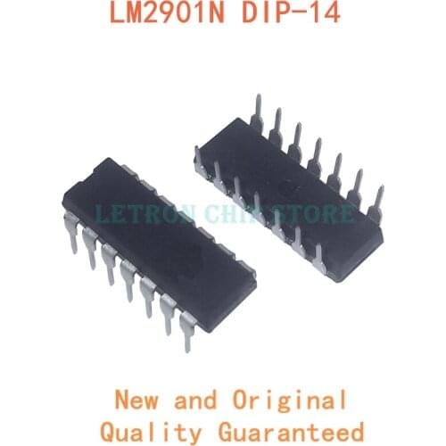 10PCS LM2901 DIP14 LM2901N DIP 2901 DIP-14 new and original IC Chipset