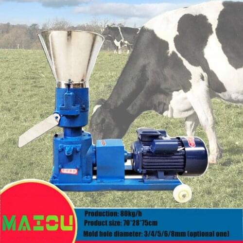 Wholesale Price Full Automatic Biomass Wood Sawdust Coconut Shell Poultry Feed Wood Pellet Making Machine/Flat Die Granule Mill