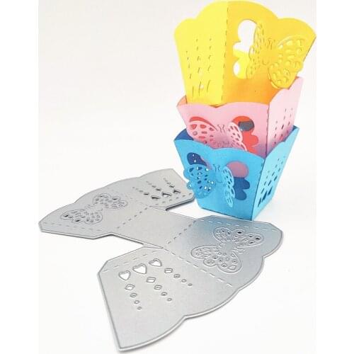 PANFELOU The butterfly box Scrapbooking DIY Halloween Embossing mould card paper die stencils punch Metal cut dies cutting