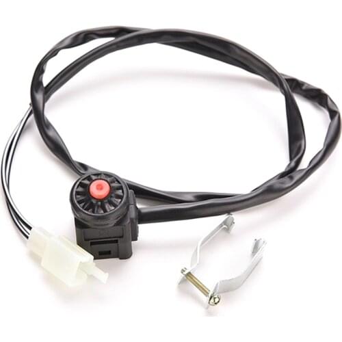 Motorcycle Kill Switch Red Push Button Horn Starter Dirt Bike ATV UTV Dual Sport