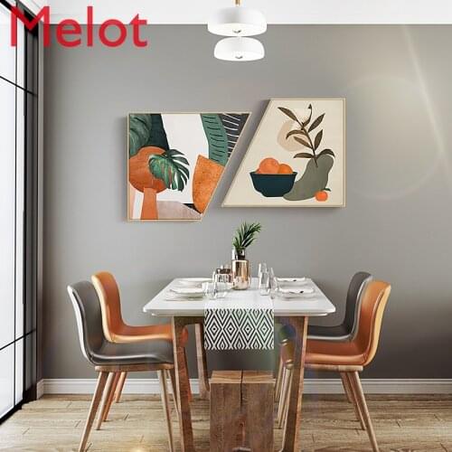 Nordic Restaurant Wall Decorative Painting Creative Cool Hanging Painting Dining Room Wall Art Girl Bedroom Decoration Room