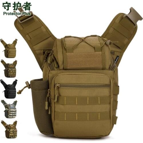 Tactical Shoulder Bag Protector Plus K306 Sports Bag Camouflage Nylon Camera Bag Military Outdoor Hiking Bag
