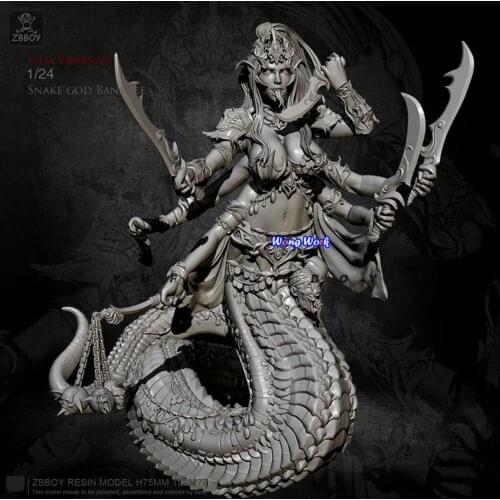 Wong Work Unpainted Resin 75mm Unassembled Garage Kits GK Model Kit Figure TD-2277