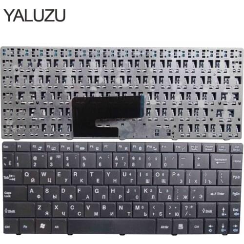 YALUZU Russian laptop keyboard for MSI CR420 CR400 X350 EX465 CX420 CR420 X370 CR460 RU layout black replace keyboard