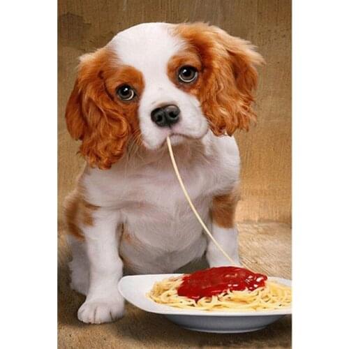 YIKEE diamond painting dog,cross stitch diamond,diamond mosaic paintings Y1453