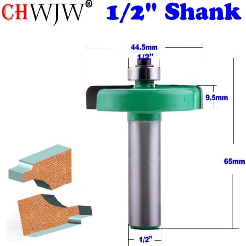 1 PC 1/2" Shank Back Cutter Assemblies Router Bit - CHWJW