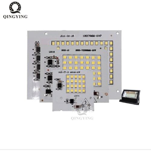 10pcs Led Lamp 10W 20W 30W 50W 100W Smart IC Floodlight COB Chip SMD 2835 5730 Outdoor Long Service Time DIY Lighting In 220V