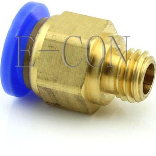 5Pcs Air Pneumatic Quick Release Connector M12*1.75 Threaded metric 12mm Tube