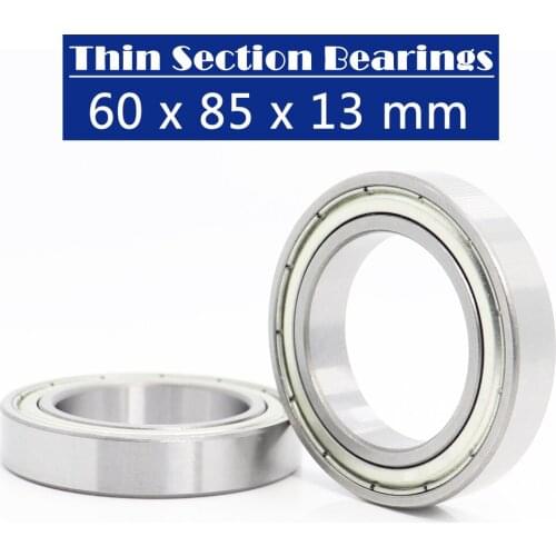 6912 ZZ ABEC-1 (2PCS) 60x85x13 Metric Thin Section Bearings 61912Z 6912ZZ