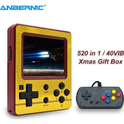 NEW ANBERNIC RG FC520 Retro Game Console 8 Bit FC VIB Game Mini Video Console Portable Handheld Game Player Boy Kids Xmas Gift