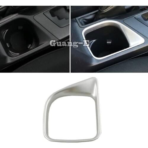 Left Hand Driving For Toyota RAV4 2016 2017 2018 ABS chrome Interior Water Cup Holder Cover Trim 1pcs Car Styling armrest 1pcs