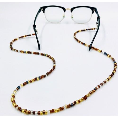 Fashion Reading Glasses Chain Retro Beads Eyeglass Sunglasses Spectacle Cord Tassels Neck Strap String Chain Eye wear mask chain