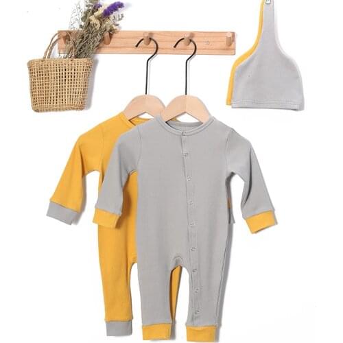 Yg Childrens Clothes Baby Clothes 0-2 Years Old Baby Clothes Knitted Pure Cotton Harbin Clothes Newborn One-piece Clothes Climb