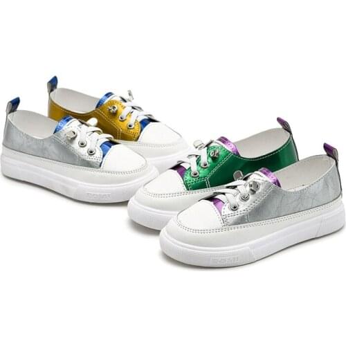 Kids Sneakers New Casual Fashion Student Shoes Breathable Running Cycling Sneakers Campus Four Seasons Children Small White Shoe