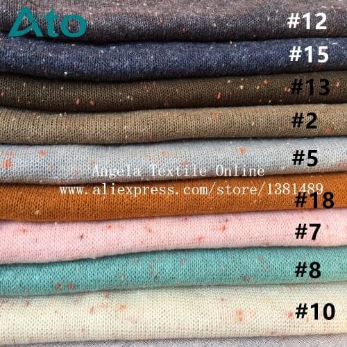 Stretchy soft Knit Sweater Fabrics red Dots textrued dolls Patchwork Newborn Baby Photography Props Fabric 25 colors for choose